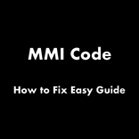 MMI Code How to Fix Easy Guide