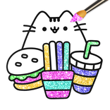 Kawaii Glitter Coloring Book 💗