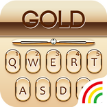 Gold Keyboard Golden Theme