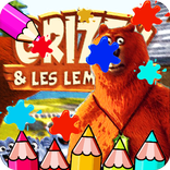 GRIZZY & LEMMINGS- coloring
