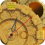 ”Mayan Style Analog Night Clock