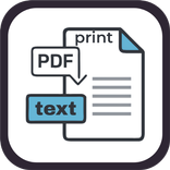 Text to PDF and Print