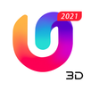 U Launcher 3D:3d themes APK