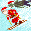 Santa Ski vs Zombies Ski APK