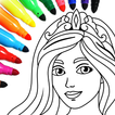 Princess Coloring Game icon