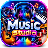 Music Studio and DJ Mixer