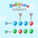 Balloons and scissors APK
