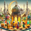 خلفيات فوانيس رمضان أيقونة