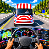 Us Truck Driving: Truck Sim 3D