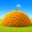 Needle in a haystack icon