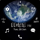 3D Earth Animated - Watch Face icon