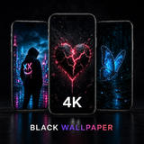 Black Wallpaper 4K HD APK