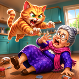 Bad Cat Simulator: Angry Gran