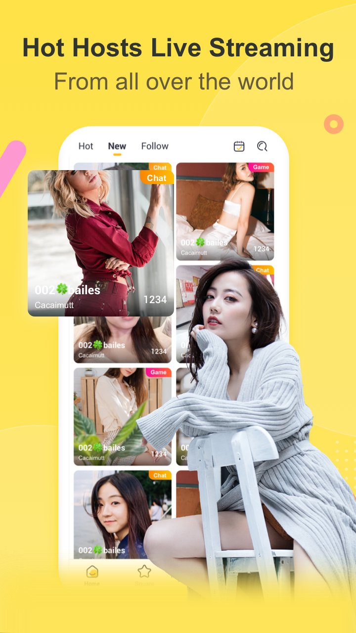 Vc Chat Unduh APK Susu Live - Live Stream, Make Friends, Video Chat untuk ...