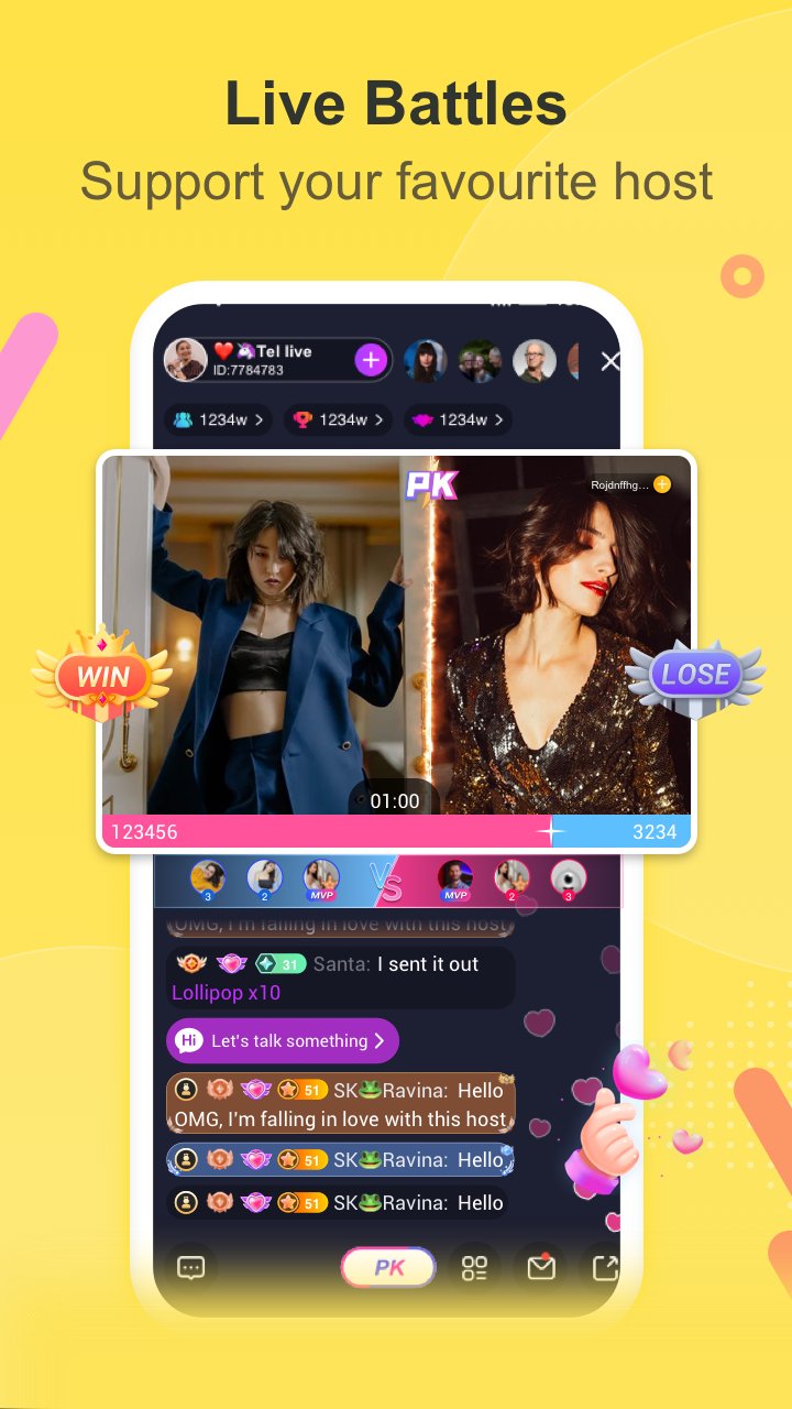 Vc Chat Unduh APK Susu Live - Live Stream, Make Friends, Video Chat untuk ...