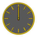 Glossy Analog Clock Widgets
