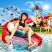 Theme Park3d Water Slide Games APK