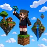 Cute Girl One Block Crafts