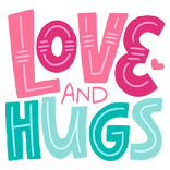 Love And Hugs Sticker WAStickerApps