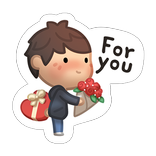 Valentine's Day Stickers - Was
