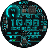 VJ-PCB DİGİTAL WATCH FACE
