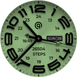 W6 Field Watch Face Wear OS 5+