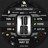 WFP 336 Digital watch face