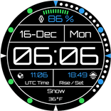 Digital Watch Face Iris515