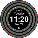 Racetrack Watch Face Iris519