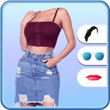 Women Skirt Photo Suit