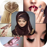 Hijab Style Plus-Hair Style.Mehndi Design