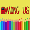 Glitter Among us Coloring Book APK