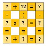 ”Math Cross - Puzzle