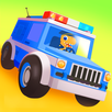 Dinosaur Police Car Games kids APK