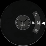 BLACK CALM Watch Face