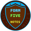 Form Five notes, All subjects icône