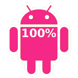 Pink Android Battery