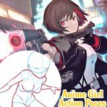 Aksi Pose Gadis Anime