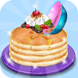 Girls cooking special cake