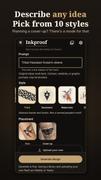 2 Schermata Inkproof: AI Tattoo Try-On