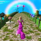 Princess runner. Endless bridg icon