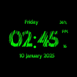 Super Digital Clock Wallpaper