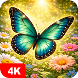 Papillons Fonds d'écran 4K APK