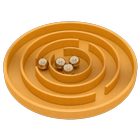 Retro labyrinth icon