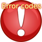 Error codes icon