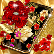 Gold rose live wallpaper icon