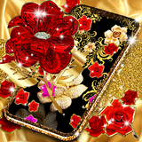 Gold rose live wallpaper aplikacja
