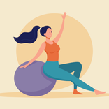 Swiss Ball Workout voor Thuis