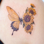 Tatouage de tournesol