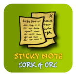 ”Sticky Note Cork&Orc